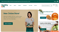 Desktop Screenshot of healthylife.com.au